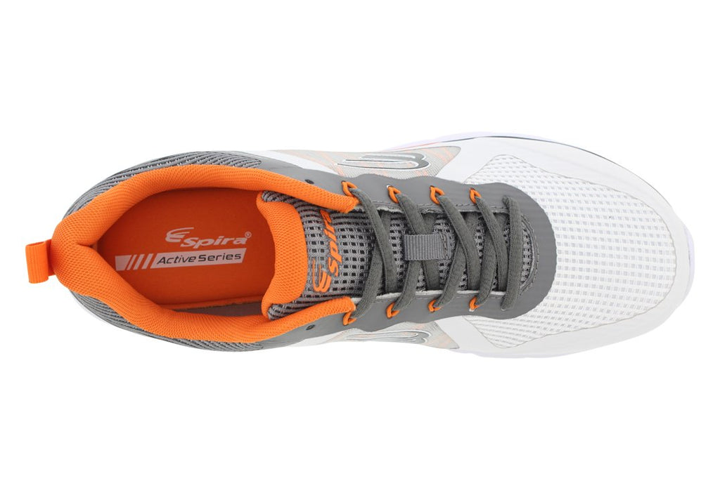 White / Dark Grey / Orange