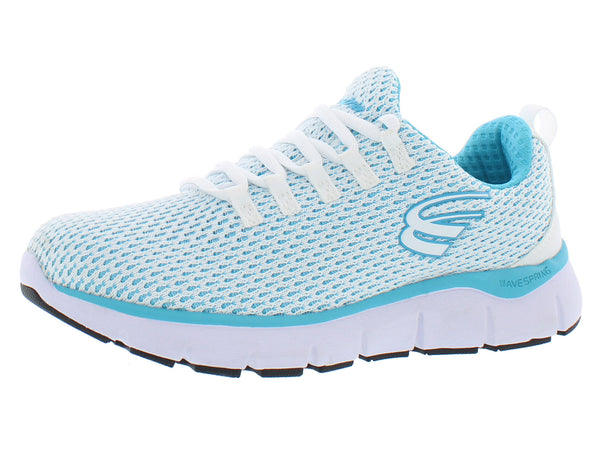 Tide Shoes ホワイト/アクア シューズ Mizuno Wave Exceed Tour 6 Clay Womens Tennis Shoe - White